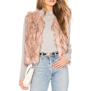 NWOT! BB DAKOTA Faux Fur Vest
